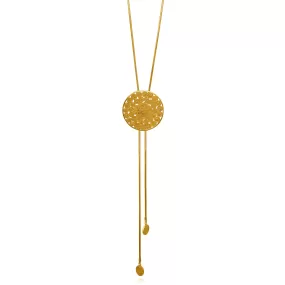 BECKY GOLD LONG NECKLACE FILIGREE